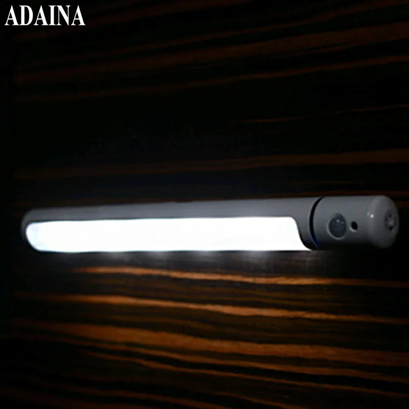 Светодиодный ночник для туалета магнитный шкаф с питанием от батарейки AA датчик