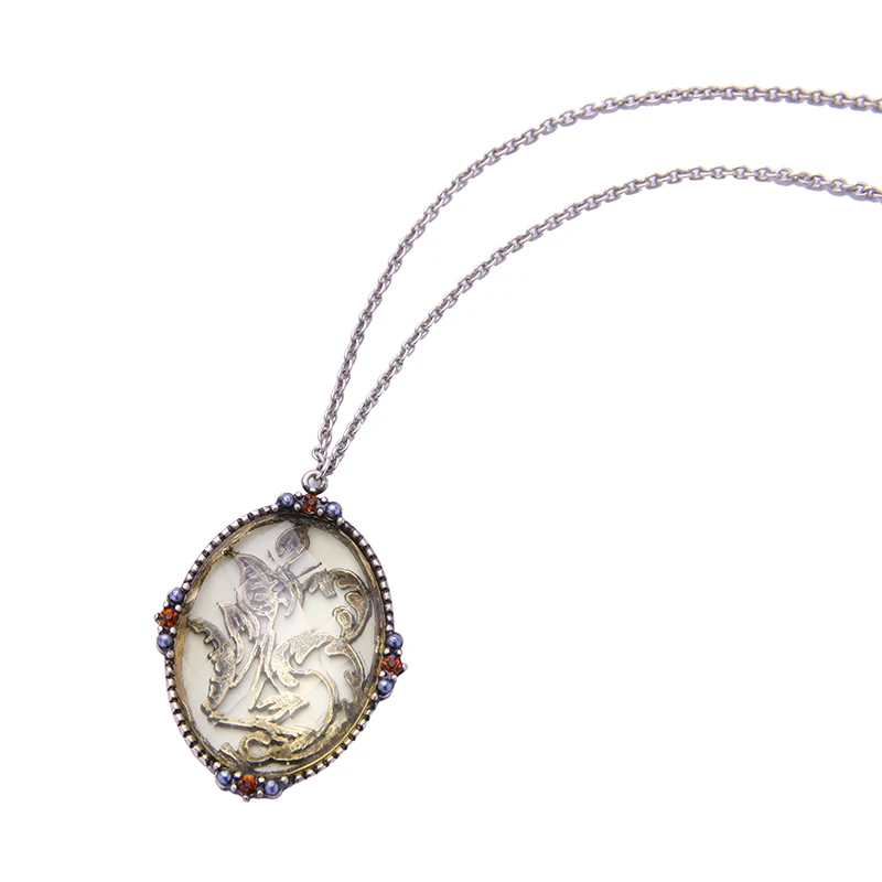 Старинное серебряное недорогое длинное ожерелье для женщин винтажная цепочка