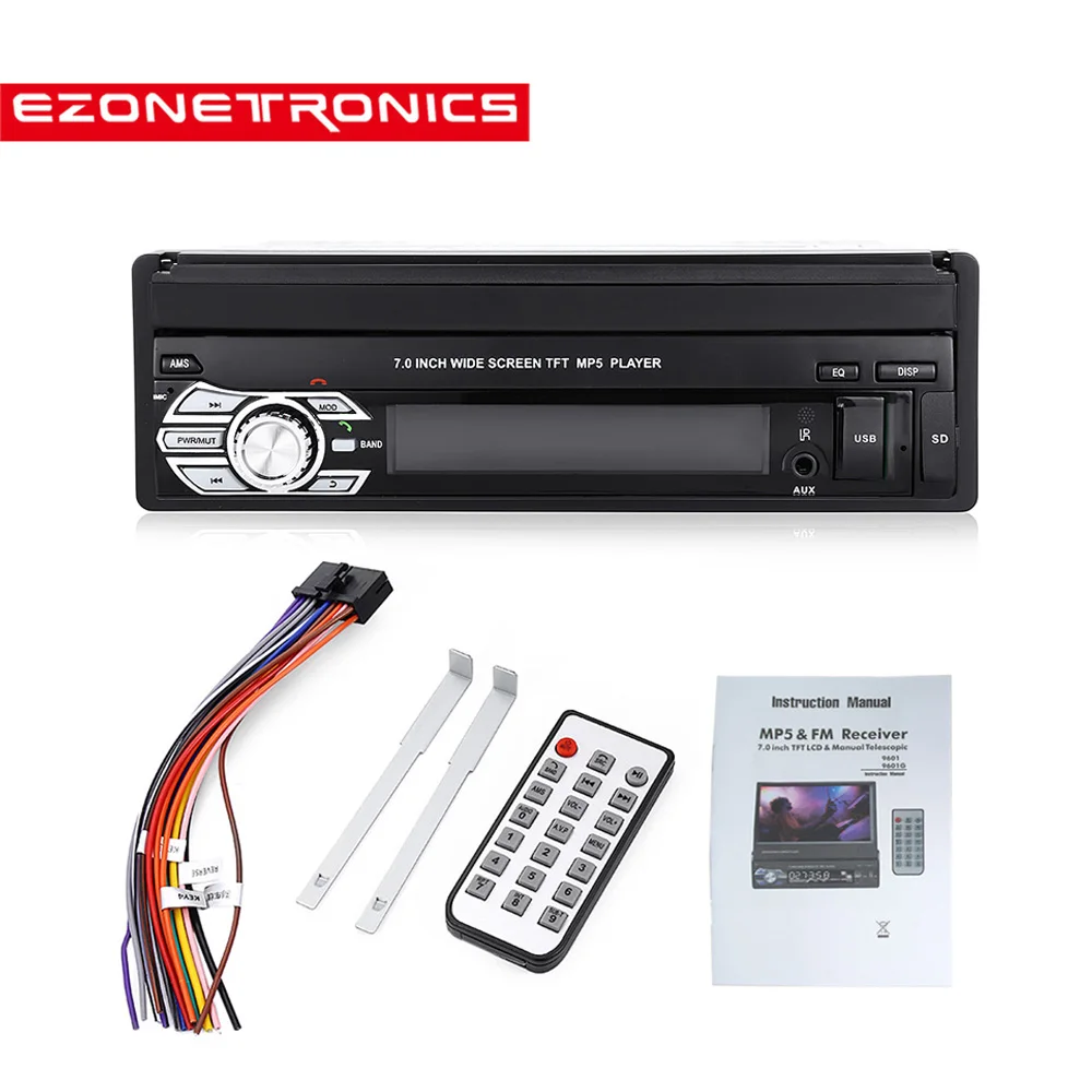 Автомобильное радио стерео GPS Универсальный 7-дюймовый сенсорный экран 1DIN