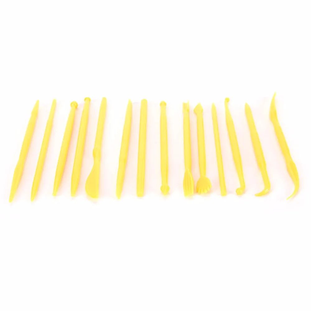 Пластиковые украшения для торта 14 шт./компл. ручки цветов из мастики ручка