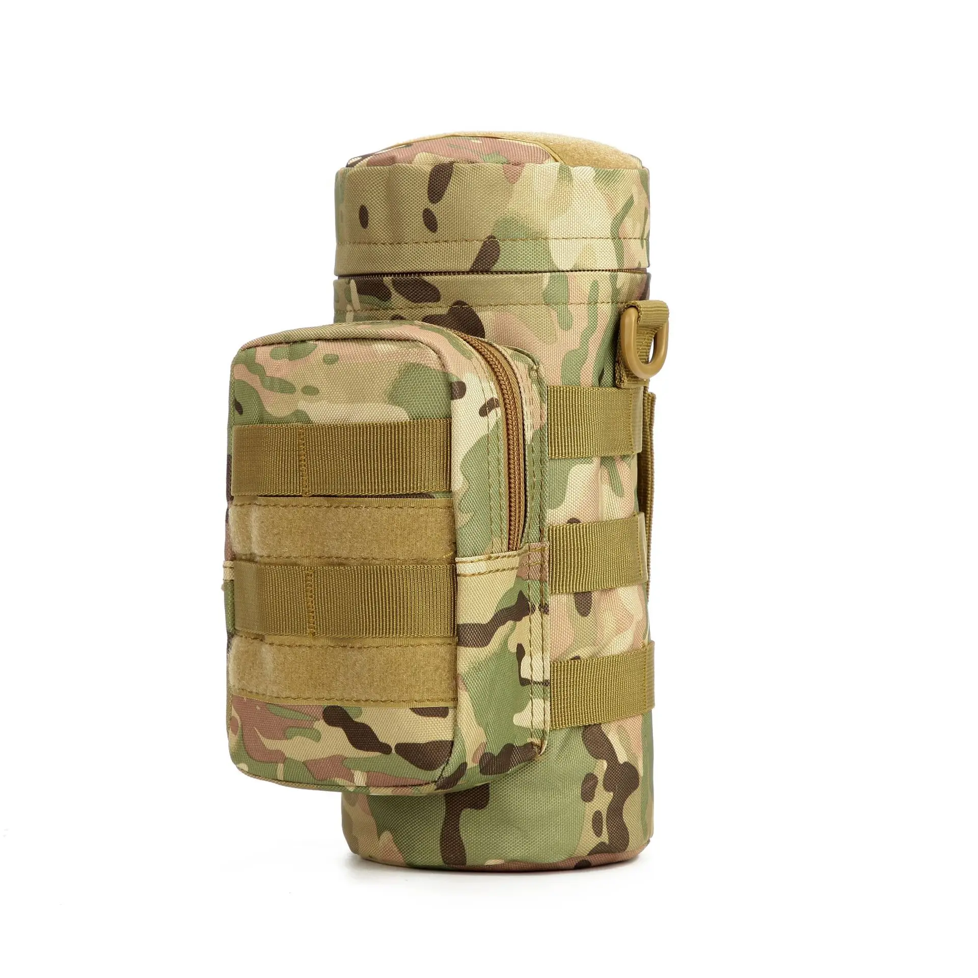 Открытый тактический Molle Сумка для воды прочный Wargame охотничий походный чайник сумка для походов Велоспорт Поясная бутылка для воды сумка - Цвет: multicam