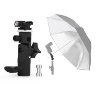 meking flash adapter speedlite umbrella holder bracket eii e ii for light stand photo studio accessories