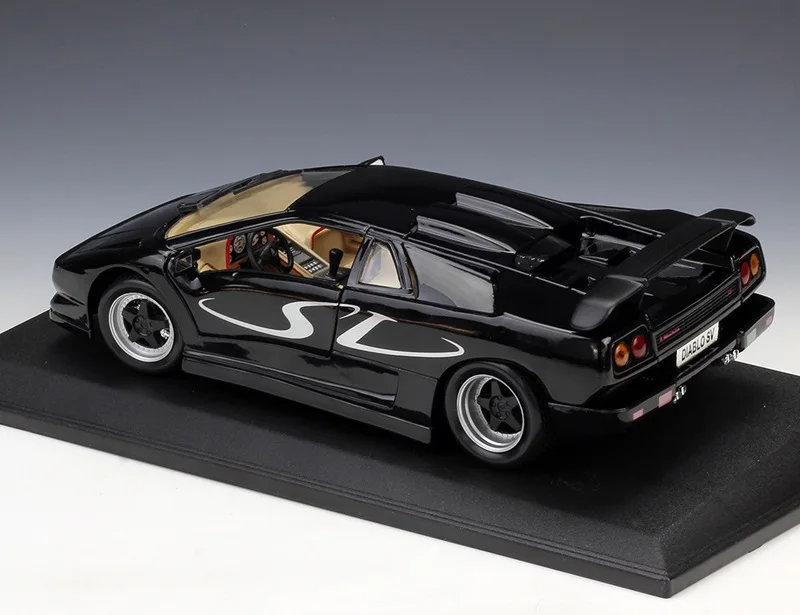 1:18 Maisto Lamborghini Diablo SV черная литая модель автомобиля
