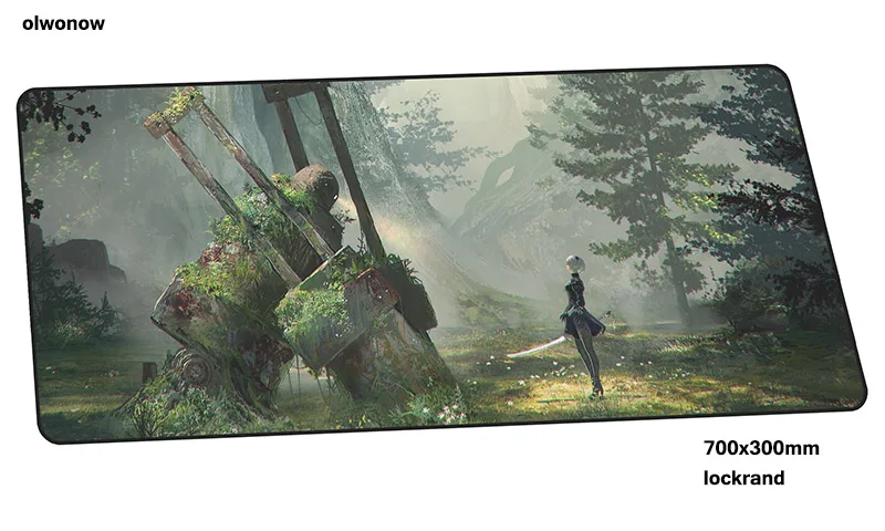 design 11 Nier automata коврик для мыши HD узор компьютерный геймер Коврик для мыши 70x30 см Модный Коврик Для Мыши Эргономичный гаджет офисный стол коврики - Цвет: design 11