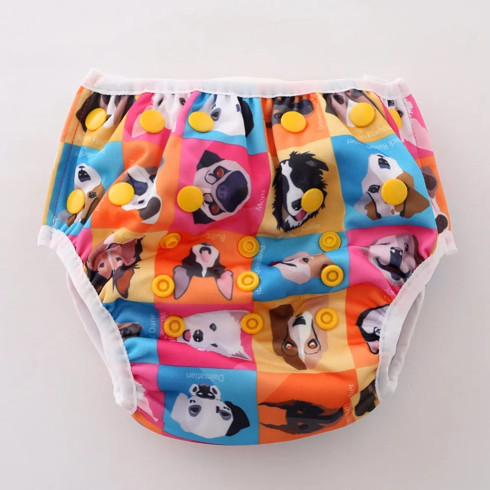 JinoBaby подгузники для плавания ткань купальные купальники с подгузниками милые