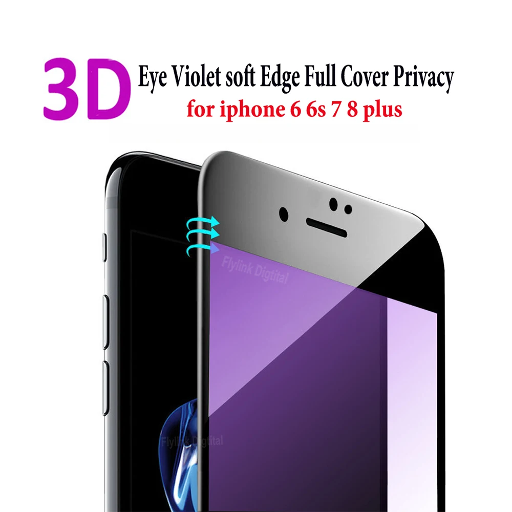 Защитное стекло закаленное 3D для iPhone 6/6s/7/8|Защитные стёкла и плёнки телефонов| |