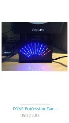 DYKB Профессиональный AS60 светодиодный музыкальный спектральный дисплей анализатор стерео аудио индикатор уровня ритм VU метр двойной 60 сегментов