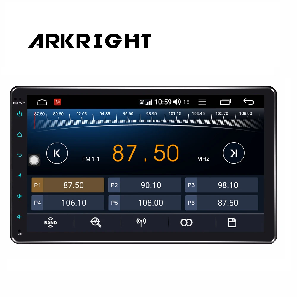 ARKRIGHT " автомобильный DVD gps android 8,1 Автомагнитола стерео 4+ 64 ГБ gps навигация ips/DSP/Carplay 4g Восьмиядерный мультимедийный плеер
