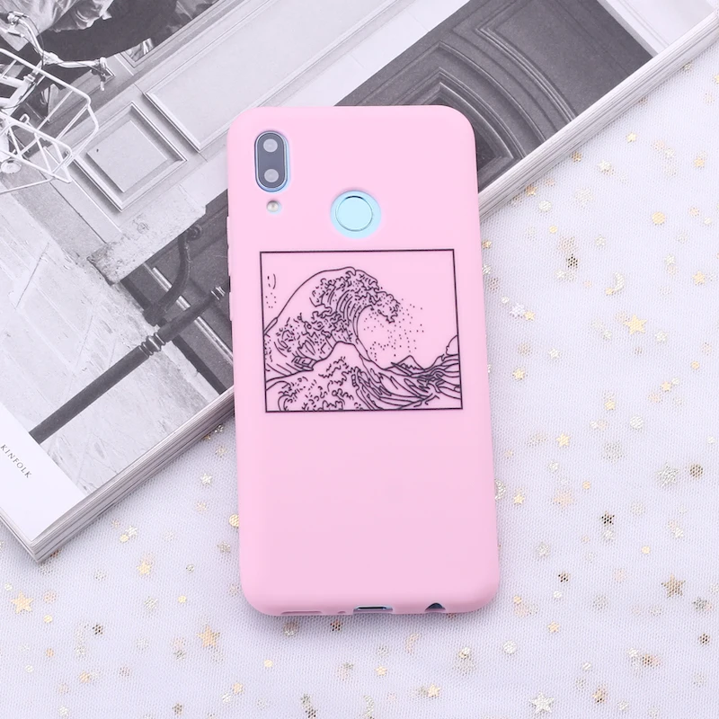 1 Для Samsung S8 S9 S10 S10e Plus Note 8 9 10 A7 A8 The Great Wave off Kanagawa Candy силиконовый чехол для телефона Capa Fundas Coque - Цвет: 1