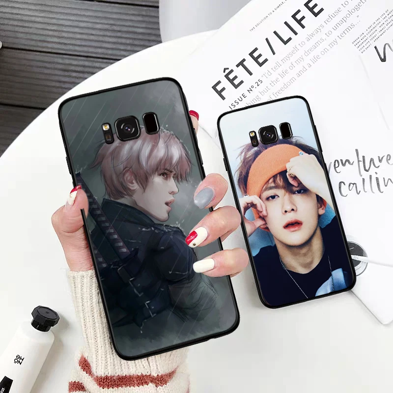 Coreano guapo chico NCT силиконовый чехол для Samsung S6 край S7 S8 плюс S9 S10 S10e M10 M20 M30 M40|Бамперы| |