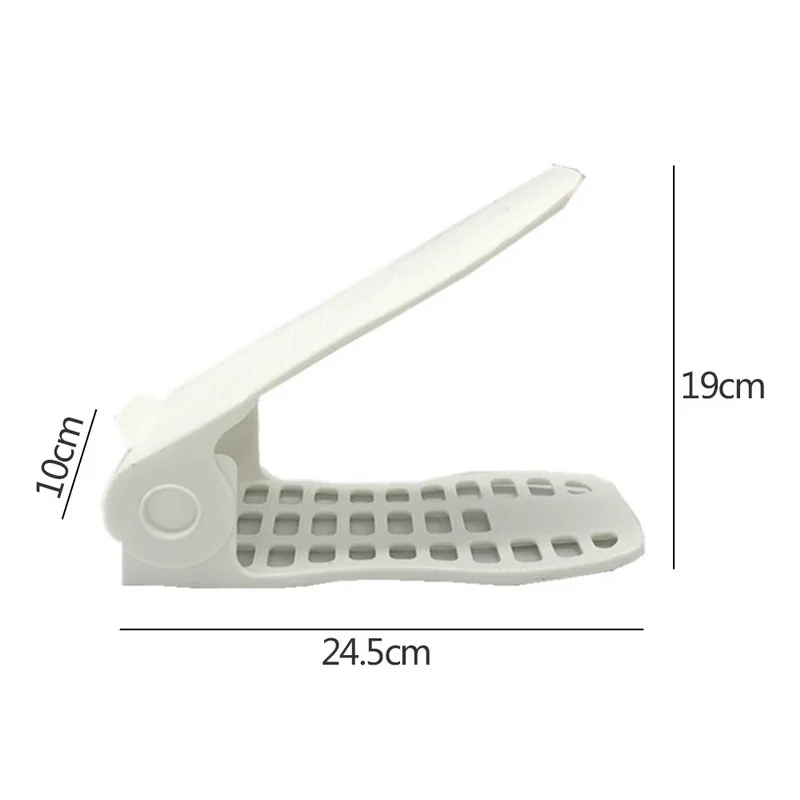 10 шт. Регулируемый органайзер для обуви двухслойная стойка практичная подставка