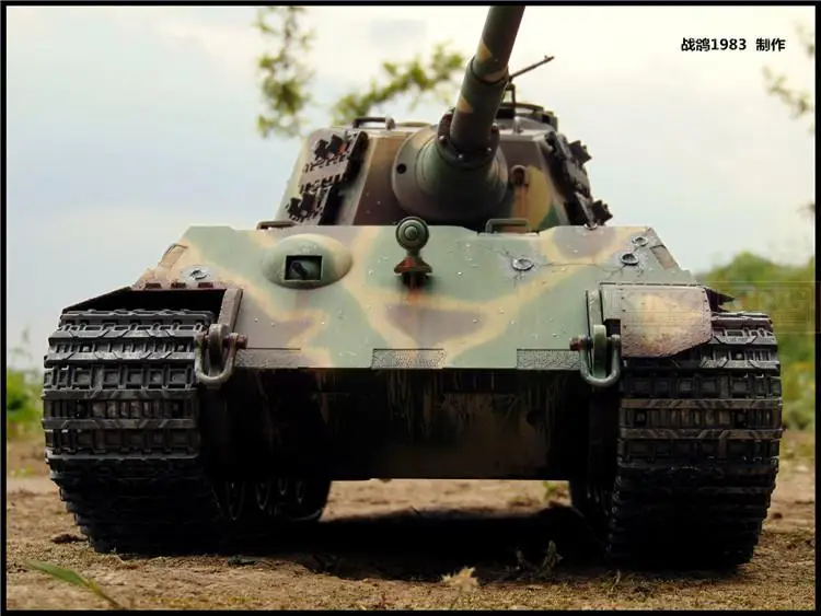 KNL HOBBY Heng Long 1/16 RC King Tiger модель танка с дистанционным управлением от производителя