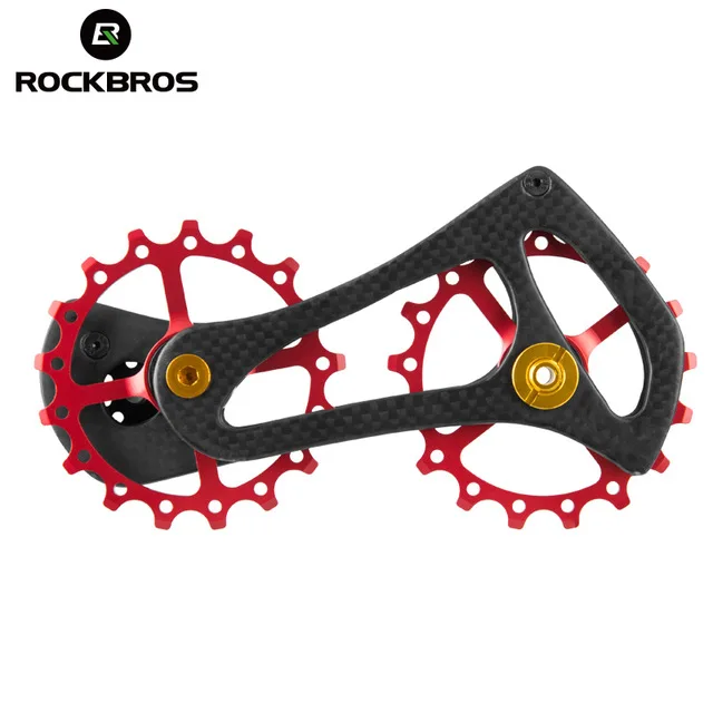 ROCKBROS углеродное волокно MTB дорожный велосипед задний переключатель Шкивы колеса