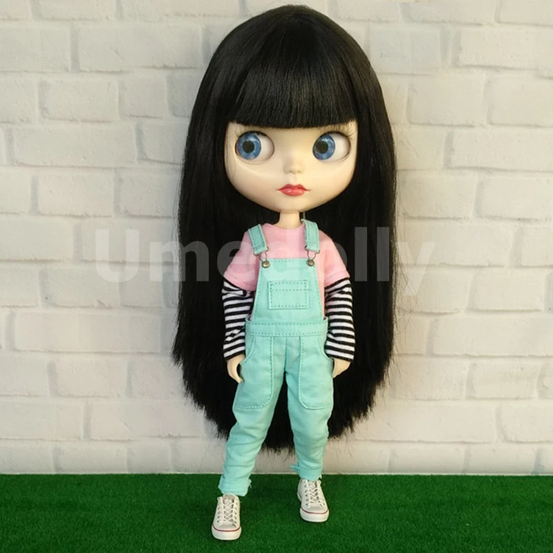 1 шт. Модная Одежда для куклы Blyth футболки Комбинезоны 1/6 BJD Azone S OB24 Барби нагрудник