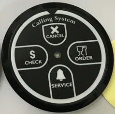 Беспроводная система вызова в ресторане передатчик 4 клавиатуры кнопка Pocsag