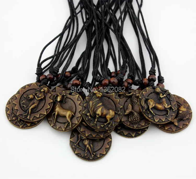 Оптовая продажа ювелирных изделий 12 шт./лот искусственная кость резная подвеска