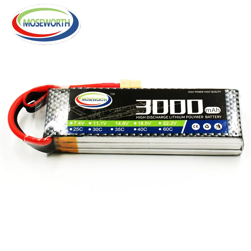 3S 11 1 В 3000 мАч 40C новые батареи высокой мощности RC Toys LiPo аккумулятор для