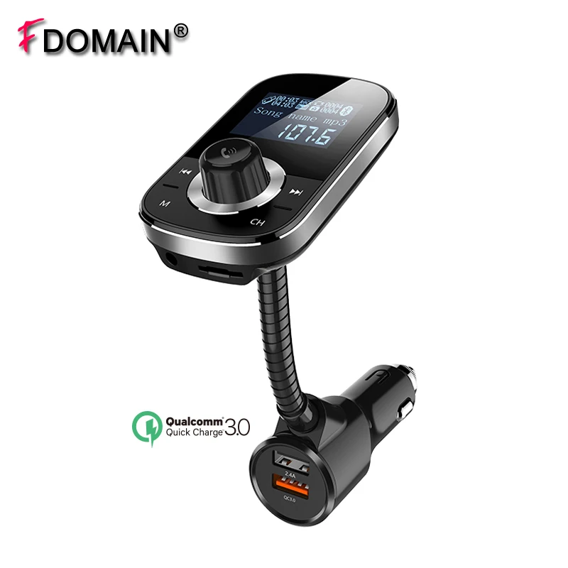 FDOMAIN 2018 Новинка QC3.0 Быстрая зарядка Bluetooth автомобильный комплект громкой связи