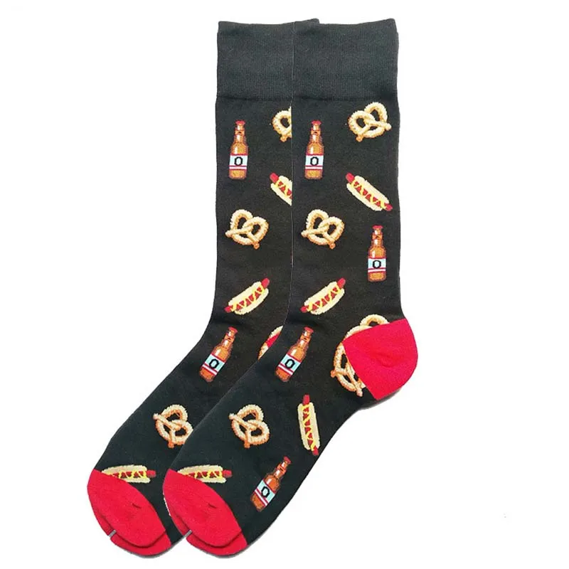 

Cotton Funny Crew Novelty Colorful Gift Cartoon Animal Fruit Dog Cute Socks Men Unisex Skateboard Sox Harajuku Sokken Skarpetki