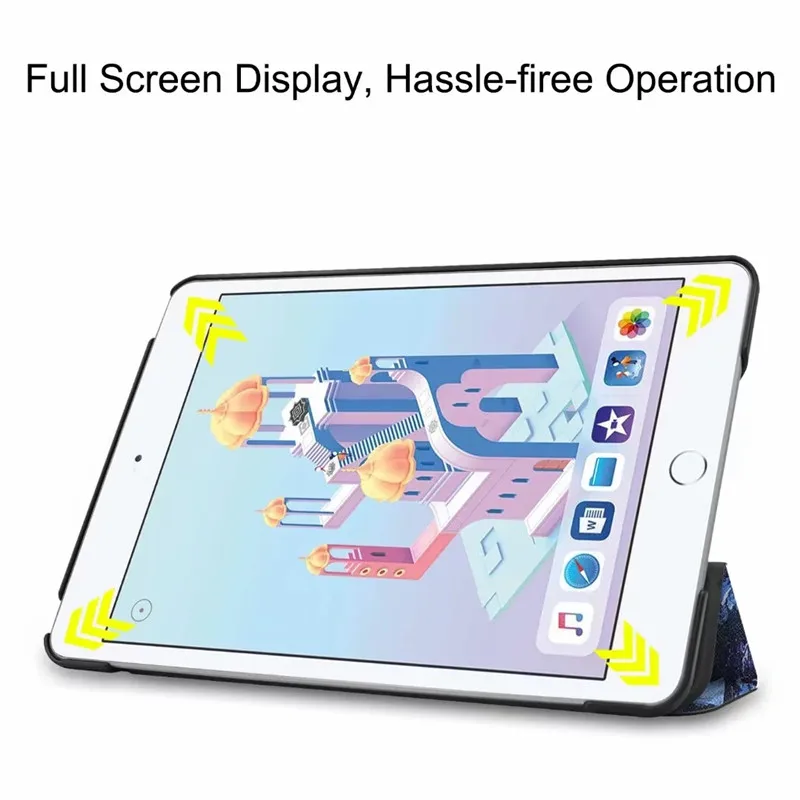 Новинка тонкий флип-чехол из искусственной кожи с подставкой для Apple iPad Mini 5 2019