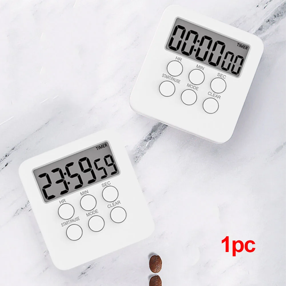 Electronic Sports ABS Portable Clear Voice Kitchen Timer Countdown Alarm LCD Digital Office Battery Powered With Speaker Home | Дом и сад