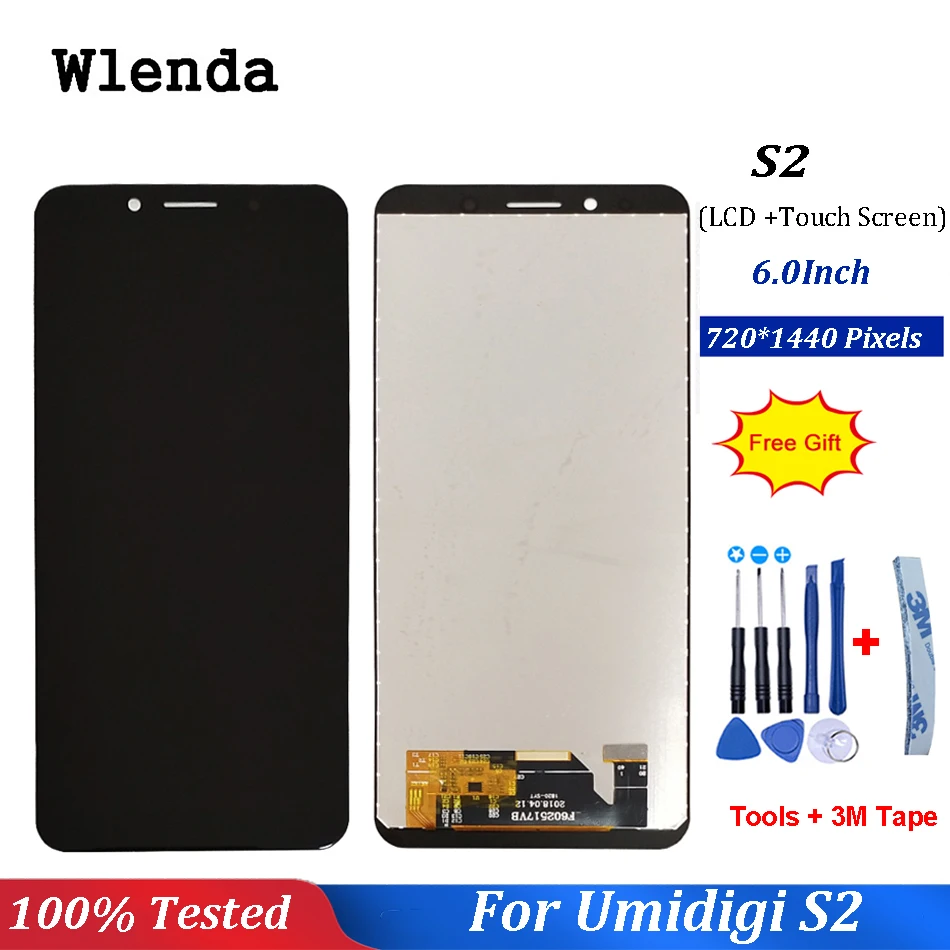 ЖК дисплей и сенсорный экран для UMI Umidigi S2 F602517VB 100% Оригинальный дигитайзер