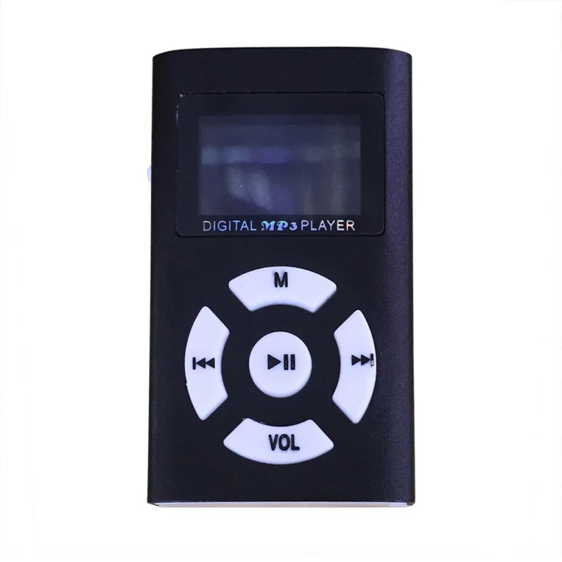 Мини ЖК-экран MP3-плеер Поддержка Micro SD TF карта алюминиевый корпус спортивный Walkman |