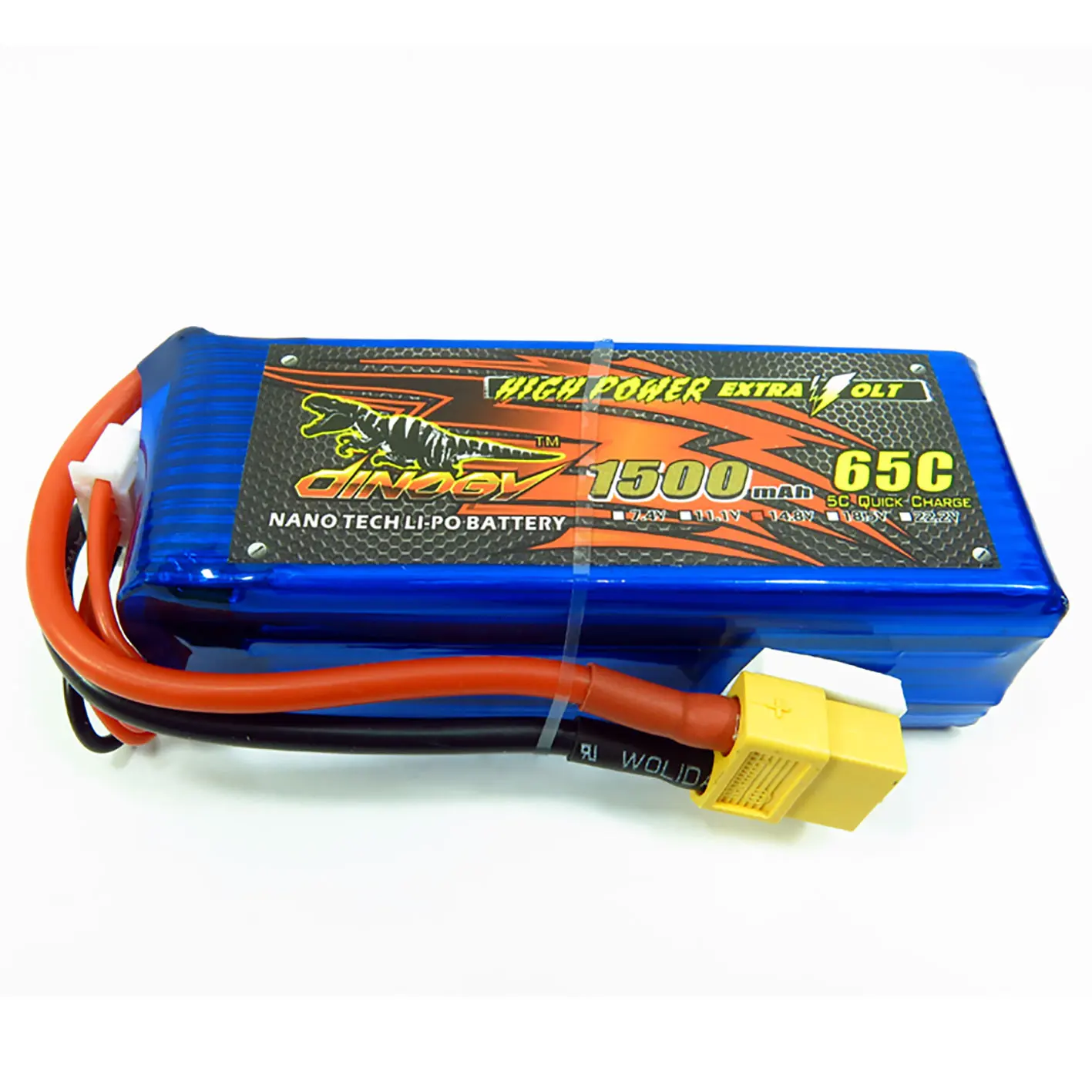 Dinogy 14 8 V/4S 1500mAh 65C LiPo Battery XT60 для радиоуправляемого многовинтового вертолета лодки