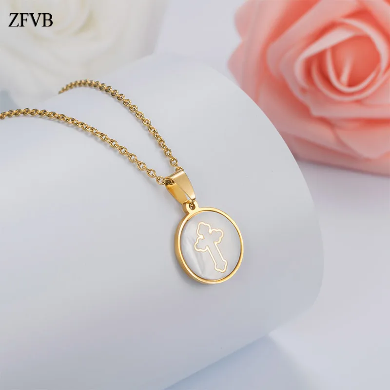 Модное Дерево жизни ожерелья из раковины моллюска для женщин нержавеющей стали