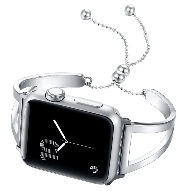 Ремешок из нержавеющей стали для apple watch band 44 мм 40 мм correa aplle watch 42 мм 38 мм iwatch series 4 3 2 1 жемчужный ремешок