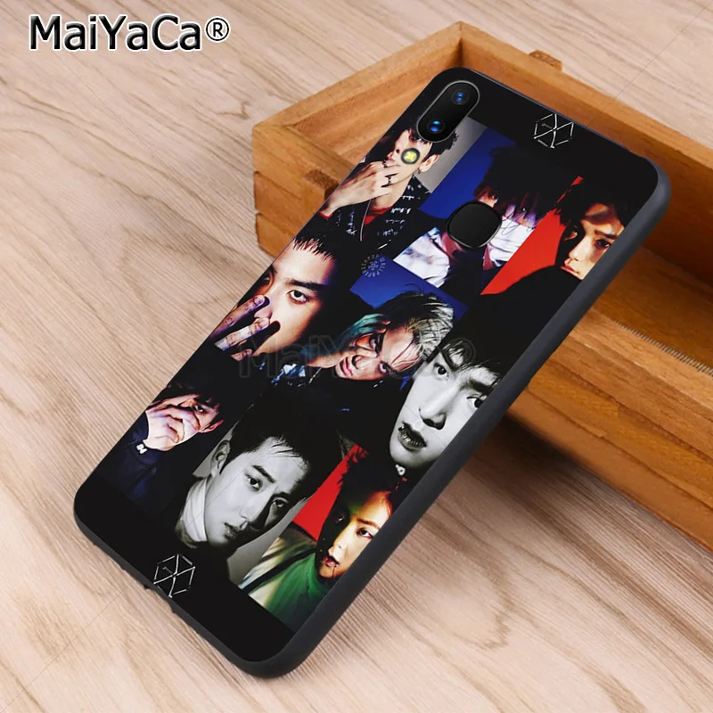 MaiYaCa KPOP EXO LUCKY ONE DIY Окрашенные аксессуары для телефона чехол vivo x20 plus x21 ud nex s x9s V9 V7 Y 83
