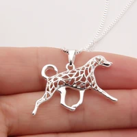 doberman movement necklace new standard cut out puppy dog lover pendant memorial necklaces pendants christmas gift lead free