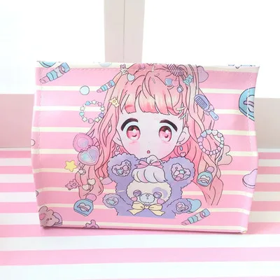 Hello kitty Melody Матросская мультяшная розовая леопардовая коробка для салфеток, автомобильный чехол для салфеток, коробка для салфеток в спальню - Цвет: D
