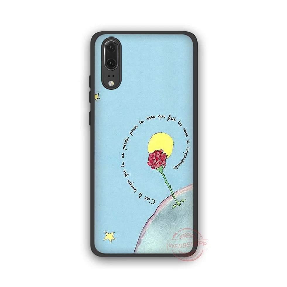 WEBBEDEPP Маленький принц Роза лиса ТПУ чехол для телефона Huawei P10 P20 P30 Lite Pro Y6 Y7 prime 2018 Y9