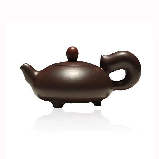 

2017 Yixing teapot authentic master Wang Hongjuan all handmade fine ore quality old purple mud squirrel teapot