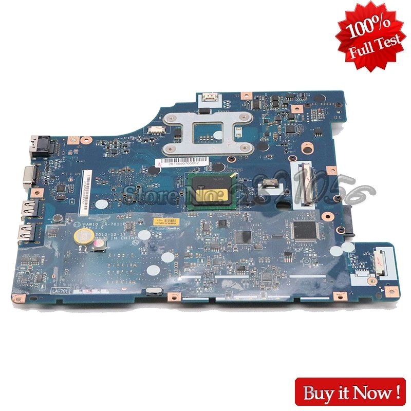 NOKOTION для lenovo G460 G460E Материнская плата ноутбука 14 дюймов PAW10 LA-7011P основная плата GM45 DDR3 процессор