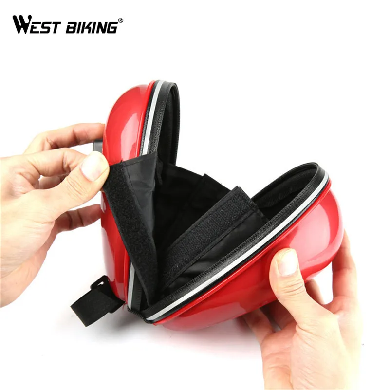Сумка седло WEST BIKING для велосипеда из АБС пластика водонепроницаемая сумка
