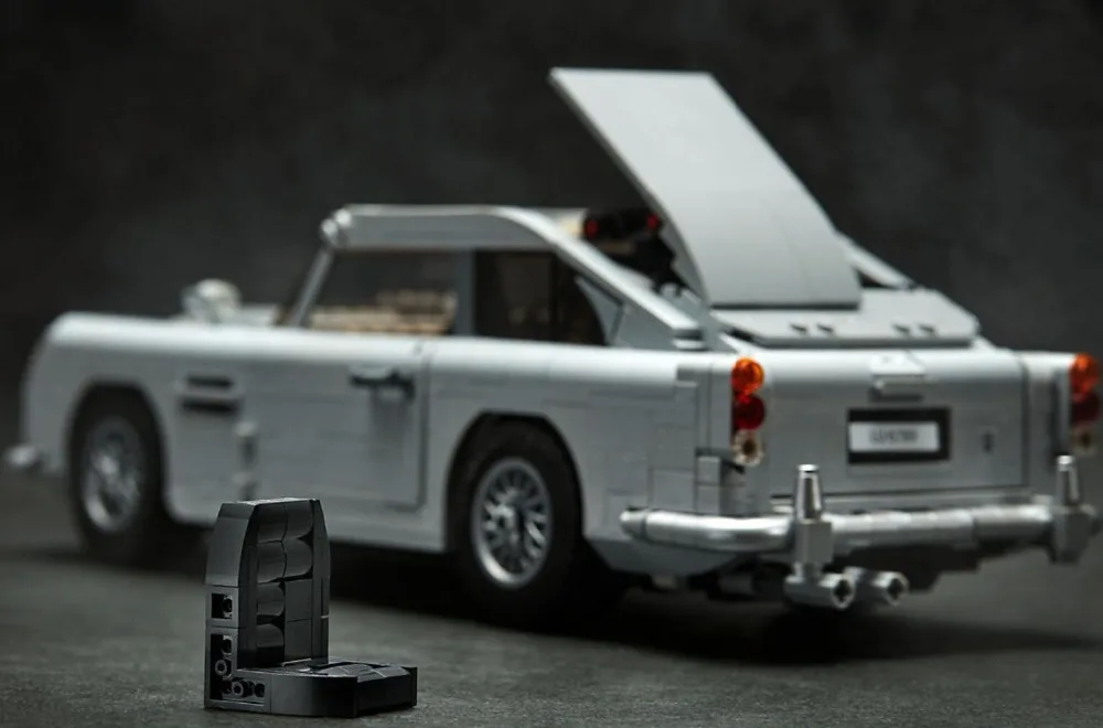 21046 Creator James Bond известный автомобиль Aston DB5 Модель Строительный Блок Совместимые части игрушек с bela Technic