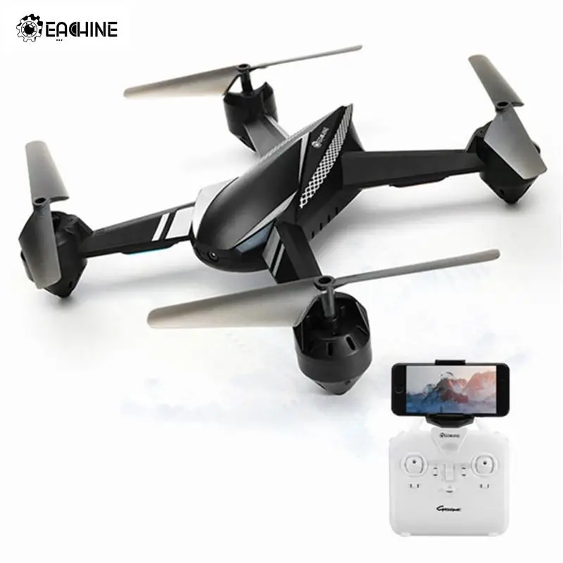 E32HW Wi Fi FPV с камерой 720P HD высота Hode Безголовый режим RC Дрон Квадрокоптер RTF черный