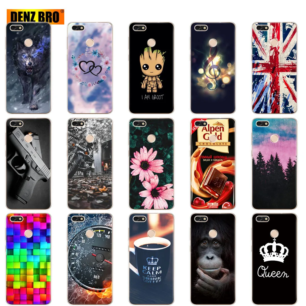 Силиконовый чехол 5," для huawei P9 Lite Mini, мягкий ТПУ чехол для huawei Nova lite SLA-L22 чехол для huawei Y6 Pro