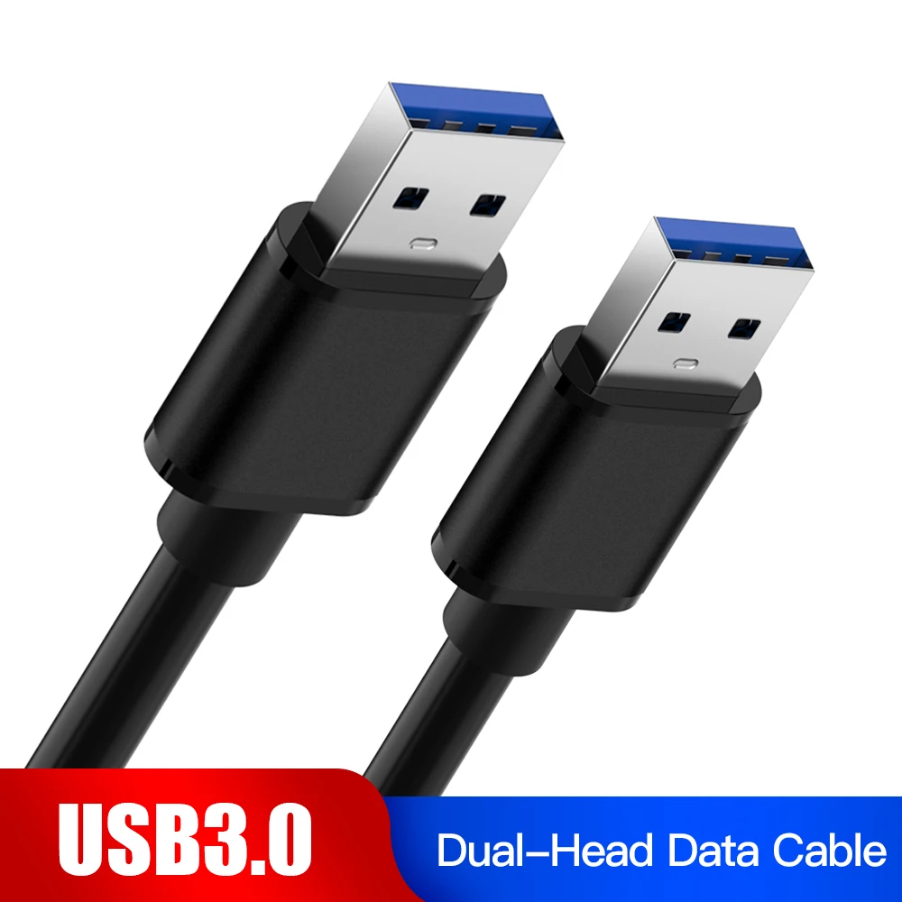 USB-USB кабель для быстрой передачи данных кабель-удлинитель USB 3 0 радиатора жесткий
