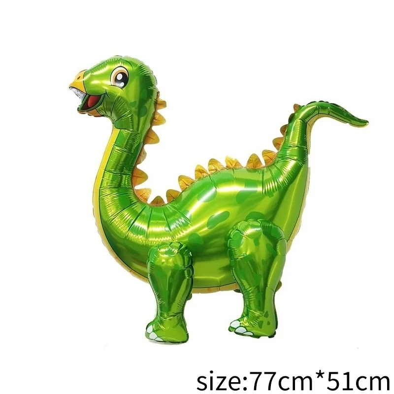 Dinosaur 9 1 шт. гигантский динозавр фольгированный Шар Детские воздушные шарики в виде животных Динозавр день рождения для детей мир Юрского периода украшения шар - Цвет: Dinosaur 9