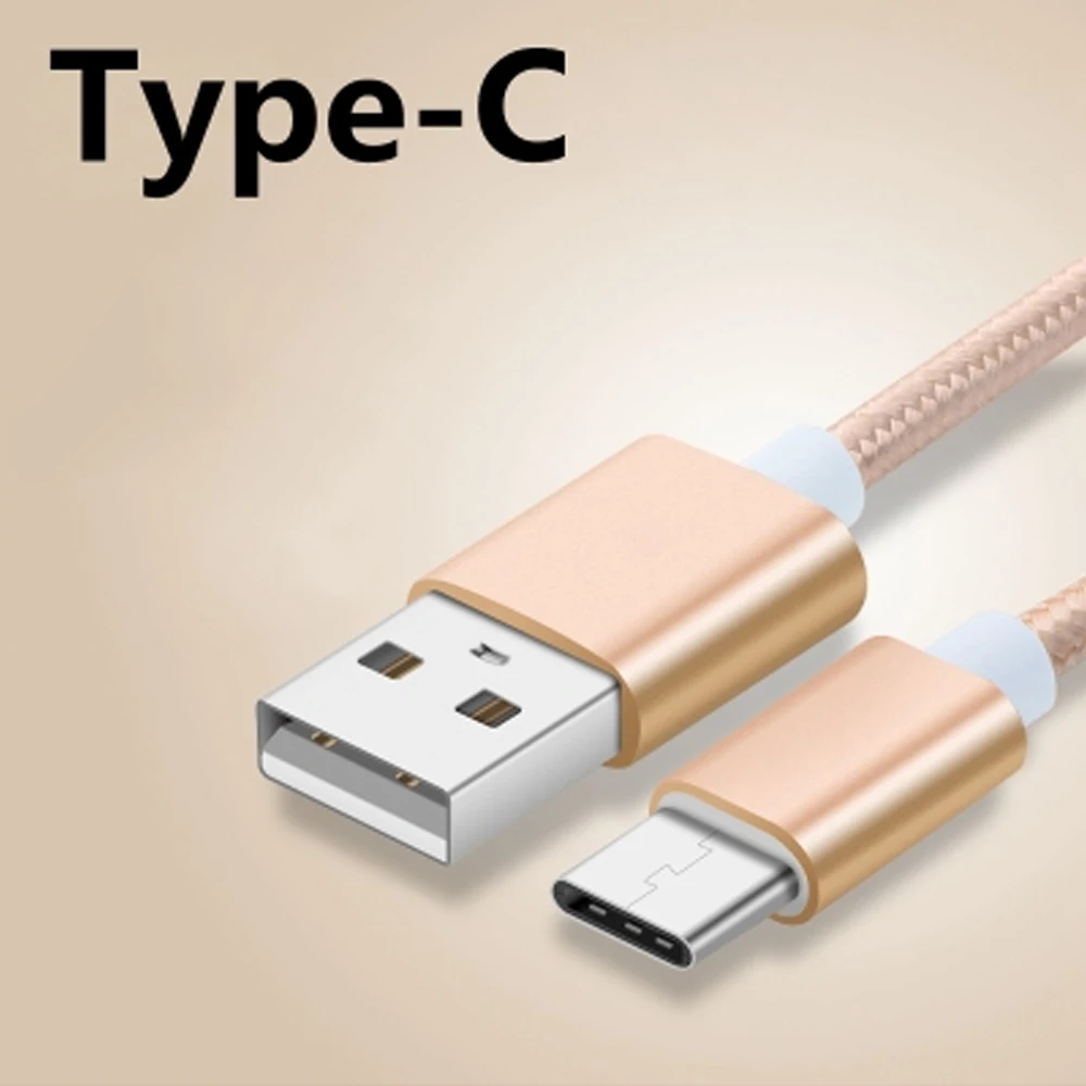 Двойной зарядное устройство USB& type C USB 3,1 зарядный кабель для передачи данных для Huawei Honor 8 P9 для iphone 7S Galaxy S6 USB зарядное устройство Micro кабель - Тип штекера: Gold Type C cable