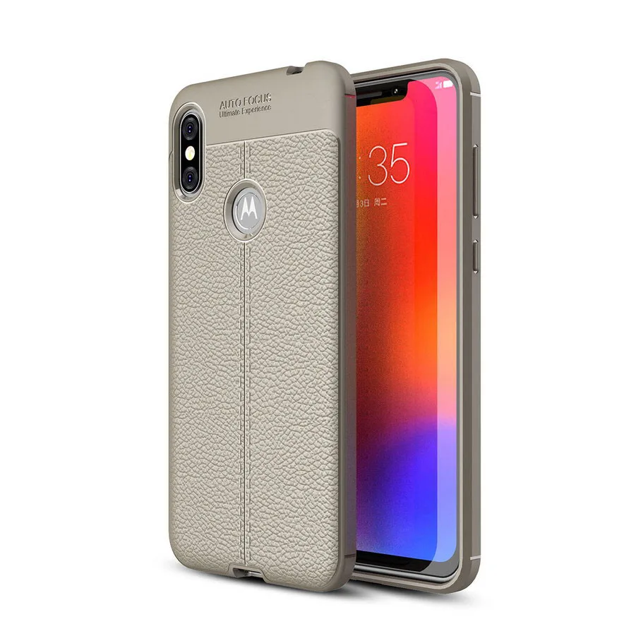 Для Motorola Moto P30 играть полный защитный чехол тонкий, из ТПУ, Мягкий Силиконовый противоударный антидетонационных Обложка для Moto P30 Note чехол - Цвет: Серый