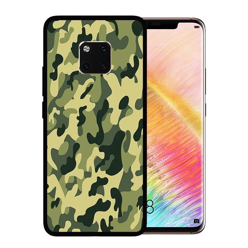 Мягкий силиконовый чехол черного цвета для huawei mate 20 Lite Pro 10 Nova 5 5i 4 4E 3 3i Прочный