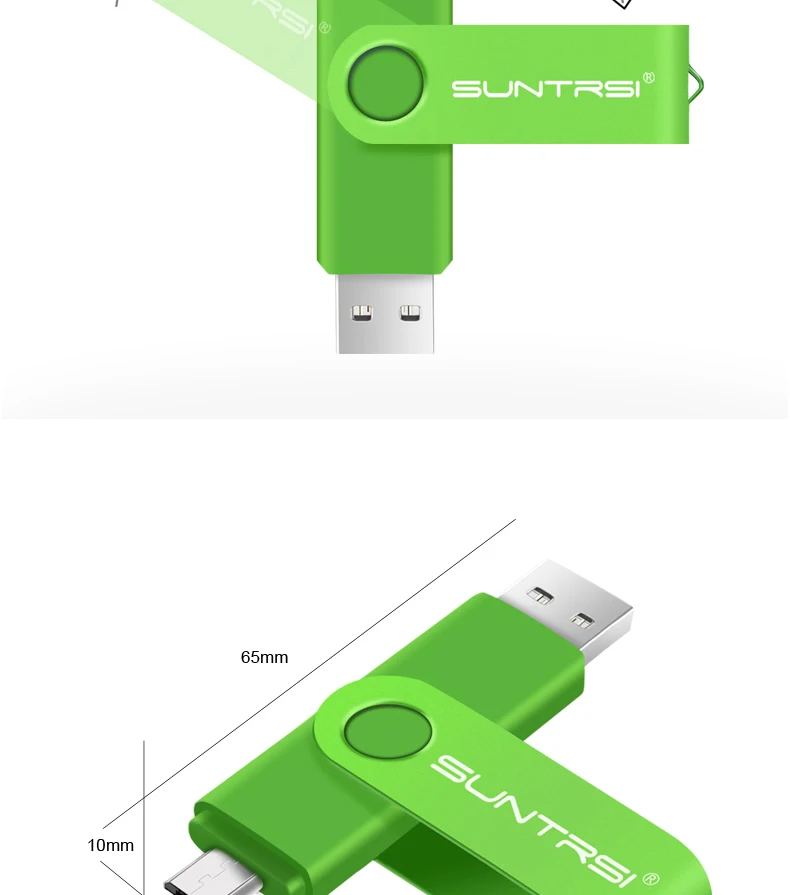 Usb флеш-накопитель Suntrsi OTG, 4 ГБ, 8 ГБ, 16 ГБ, Тип C, флеш-накопитель, 32 ГБ, 64 ГБ, usb 2,0, 128 ГБ, металлическая usb-флешка, реальная емкость для смартфона