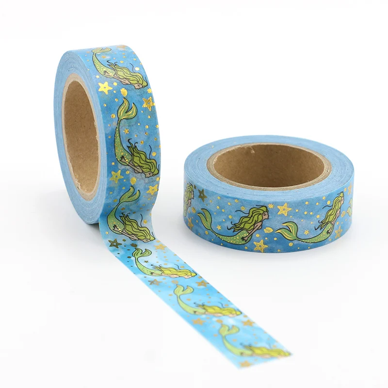 1 шт. лента для скрапбукинга с изображением звезд русалки васи клейкая DIY Наклейка