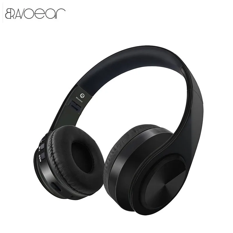 BRAVOear беспроводные наушники Bluetooth гарнитура стерео складные спортивные микрофон
