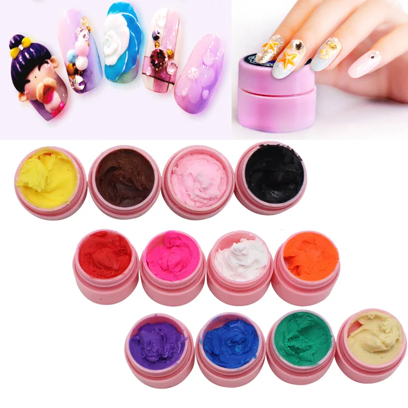 УФ Гелевая скульптура для 3d резьбы 1 шт. 4D акриловое моделирование маникюрный