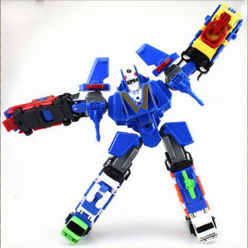 Робот трансформер 6 в 1 автомобиль экшн фигурки игрушки для мальчиков подарок